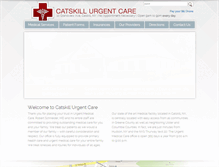 Tablet Screenshot of catskillurgentcare.com